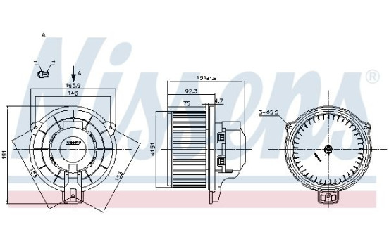 Interior ventilation 87631 Nissens