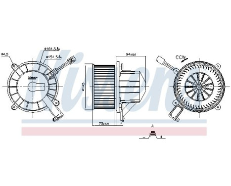 Interior ventilation 87638 Nissens, Image 6