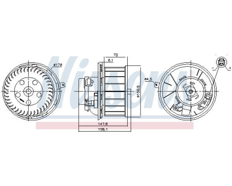 Interior ventilation 87643 Nissens