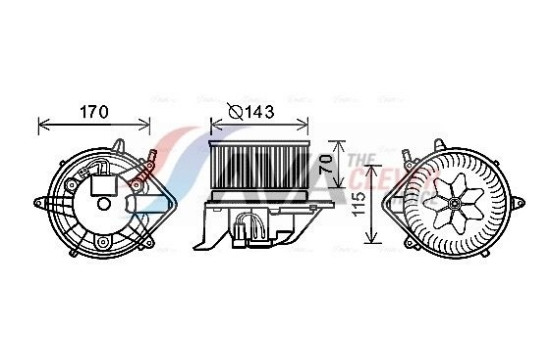 Interior ventilation BW8460 Ava Quality Cooling