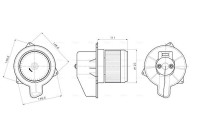 Interior ventilation FT8489 Ava Quality Cooling