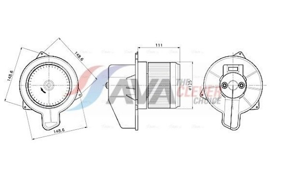 Interior ventilation FT8489 Ava Quality Cooling
