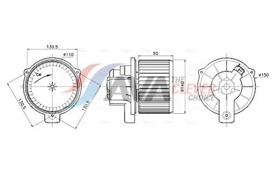 Interior ventilation MC8020 Ava Quality Cooling
