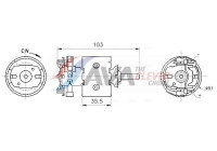 Interior ventilation MS8783 Ava Quality Cooling