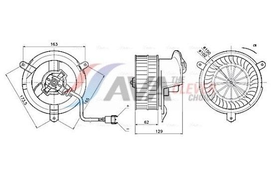 Interior ventilation MS8784 Ava Quality Cooling