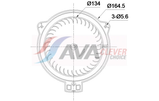 Interior ventilation TO8811 Ava Quality Cooling
