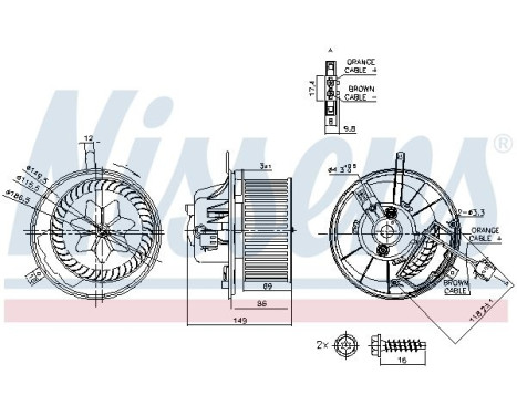 stove fan 87032 Nissens, Image 5