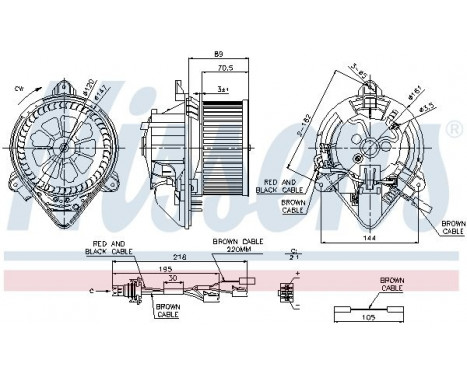 stove fan 87042 Nissens, Image 6