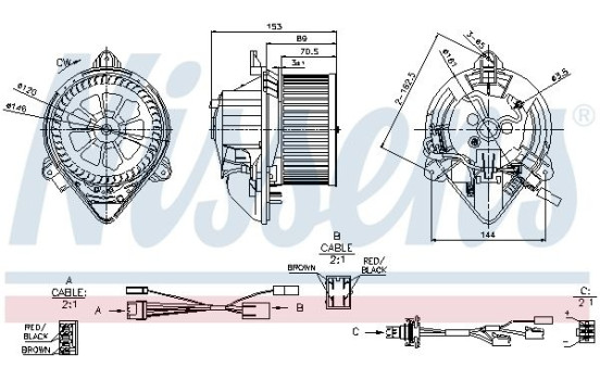 stove fan 87050 Nissens, Image 6