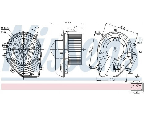 stove fan 87060 Nissens, Image 6