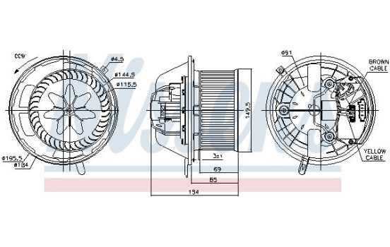 stove fan 87062 Nissens, Image 6