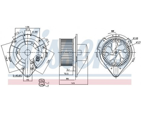 stove fan 87064 Nissens, Image 6