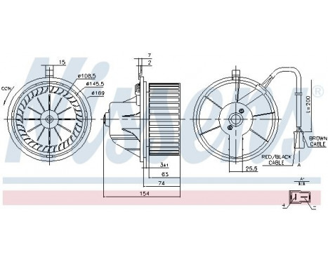 stove fan 87068 Nissens, Image 6