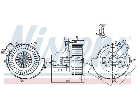 stove fan 87079 Nissens, Image 6