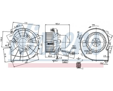 stove fan 87080 Nissens, Image 6