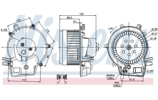 stove fan 87111 Nissens, Image 6