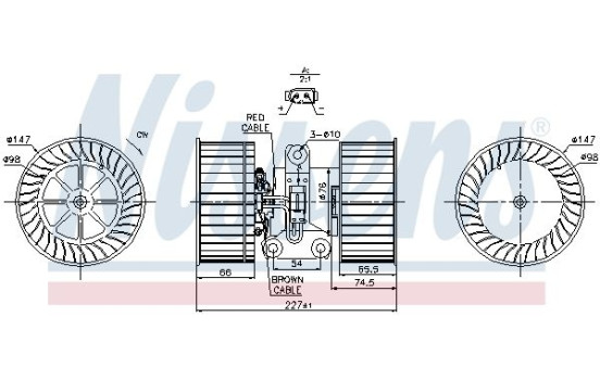 stove fan 87114 Nissens, Image 6