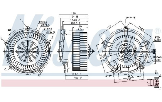 stove fan 87119 Nissens, Image 6