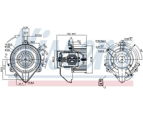 stove fan 87131 Nissens, Image 6