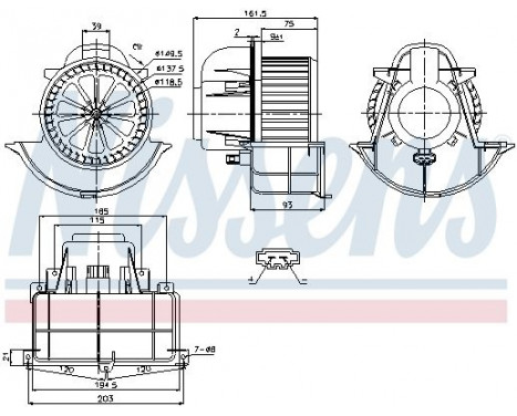 stove fan 87139 Nissens, Image 5