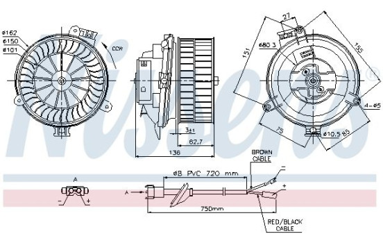 stove fan 87153 Nissens, Image 4