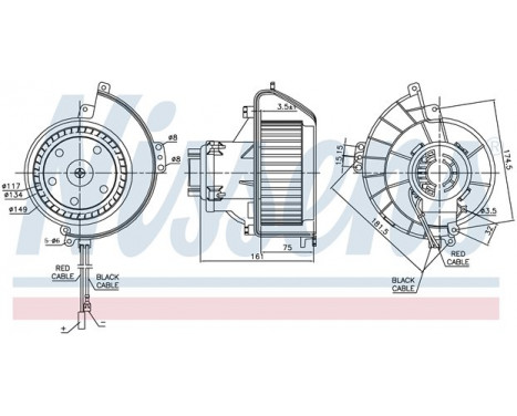 stove fan 87188 Nissens, Image 3