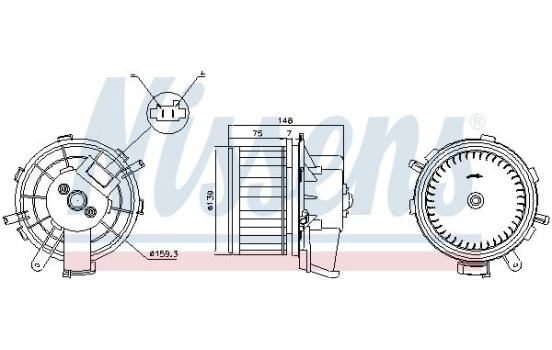 stove fan 87292 Nissens, Image 6