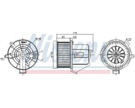 stove fan 87293 Nissens, Image 6