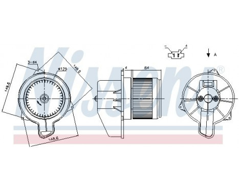 stove fan 87305 Nissens, Image 6