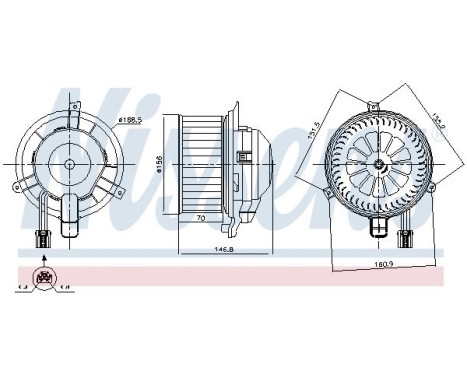 stove fan 87346 Nissens, Image 6