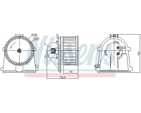 stove fan 87386 Nissens, Image 6