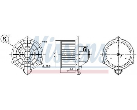 stove fan 87389 Nissens, Image 5