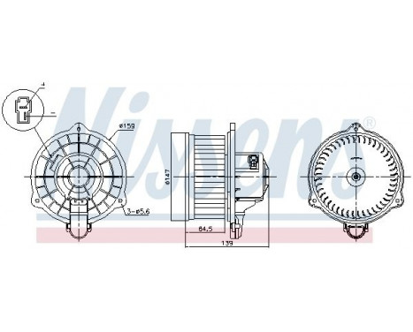 stove fan 87390 Nissens, Image 6