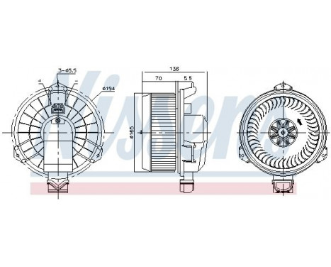 stove fan 87419 Nissens, Image 6