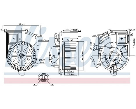 stove fan 87450 Nissens, Image 6