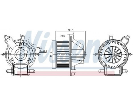 stove fan 87464 Nissens, Image 6