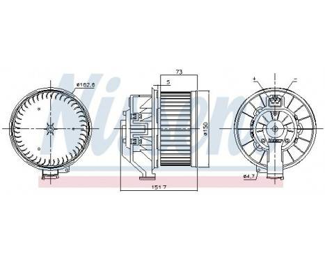 stove fan 87493 Nissens, Image 6