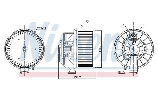 stove fan 87493 Nissens, Image 6