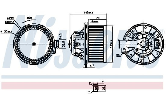stove fan 87494 Nissens, Image 6