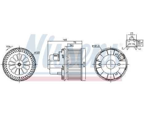 stove fan 87499 Nissens, Image 6