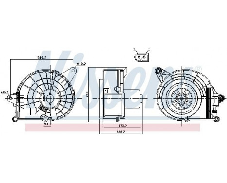 stove fan 87500 Nissens, Image 5