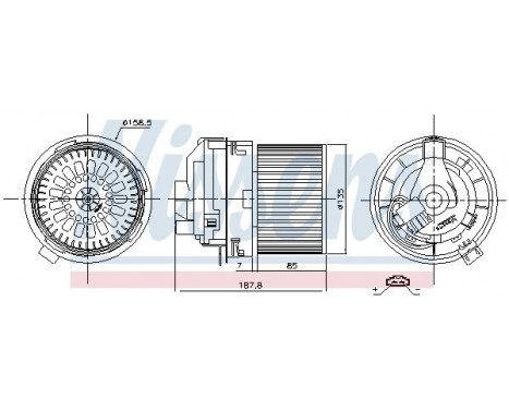 stove fan 87508 Nissens, Image 6