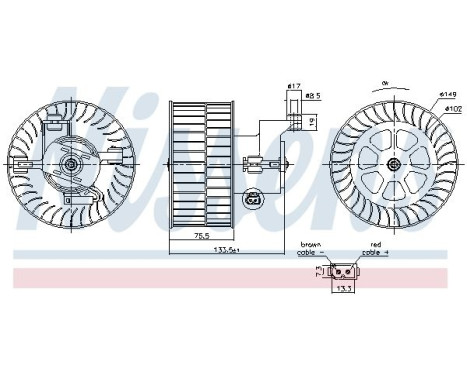 stove fan 87533 Nissens, Image 6