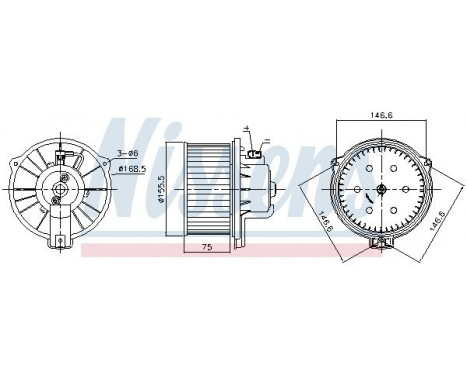 stove fan 87538 Nissens, Image 6