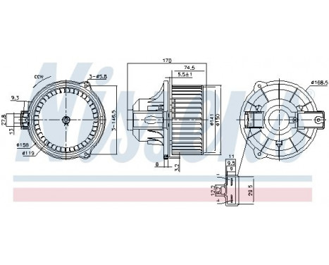 stove fan 87548 Nissens, Image 6
