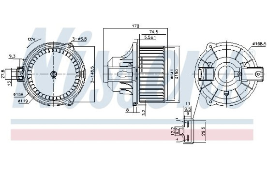 stove fan 87548 Nissens, Image 6
