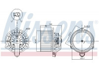 stove fan 87568 Nissens