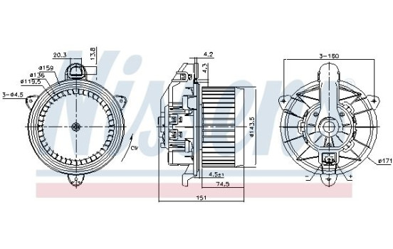 stove fan 87710 Nissens, Image 6