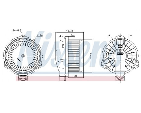 stove fan 87724 Nissens, Image 6