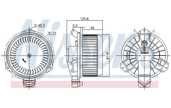 stove fan 87727 Nissens, Image 6